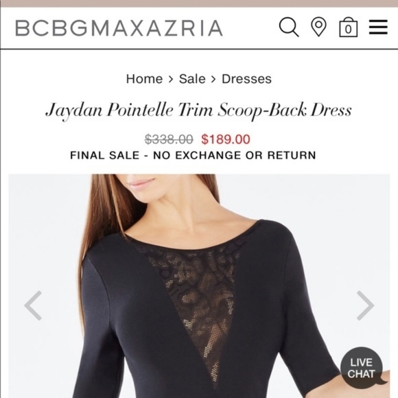 BCBG Black Jaydan Pointelle Trim Scoop-Back
Sz L - Picture 3 of 9